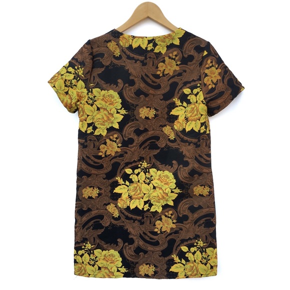 ASOS Missguided Brocade Baroque Mini Shift Dress - Picture 3 of 6